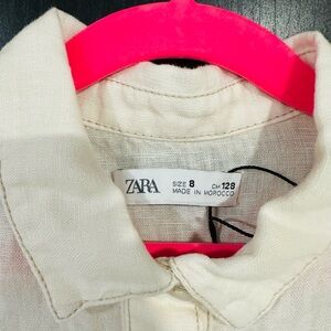 Zara Cream Collared One-Piece Bodysuit